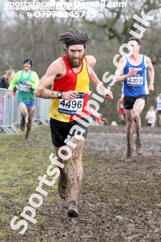Senior mens 2018 British Inter Counties Cross Country Champs., Prestwold Hall, Loughborough. Photo: David T. Hewitson/Sports for All Pics
